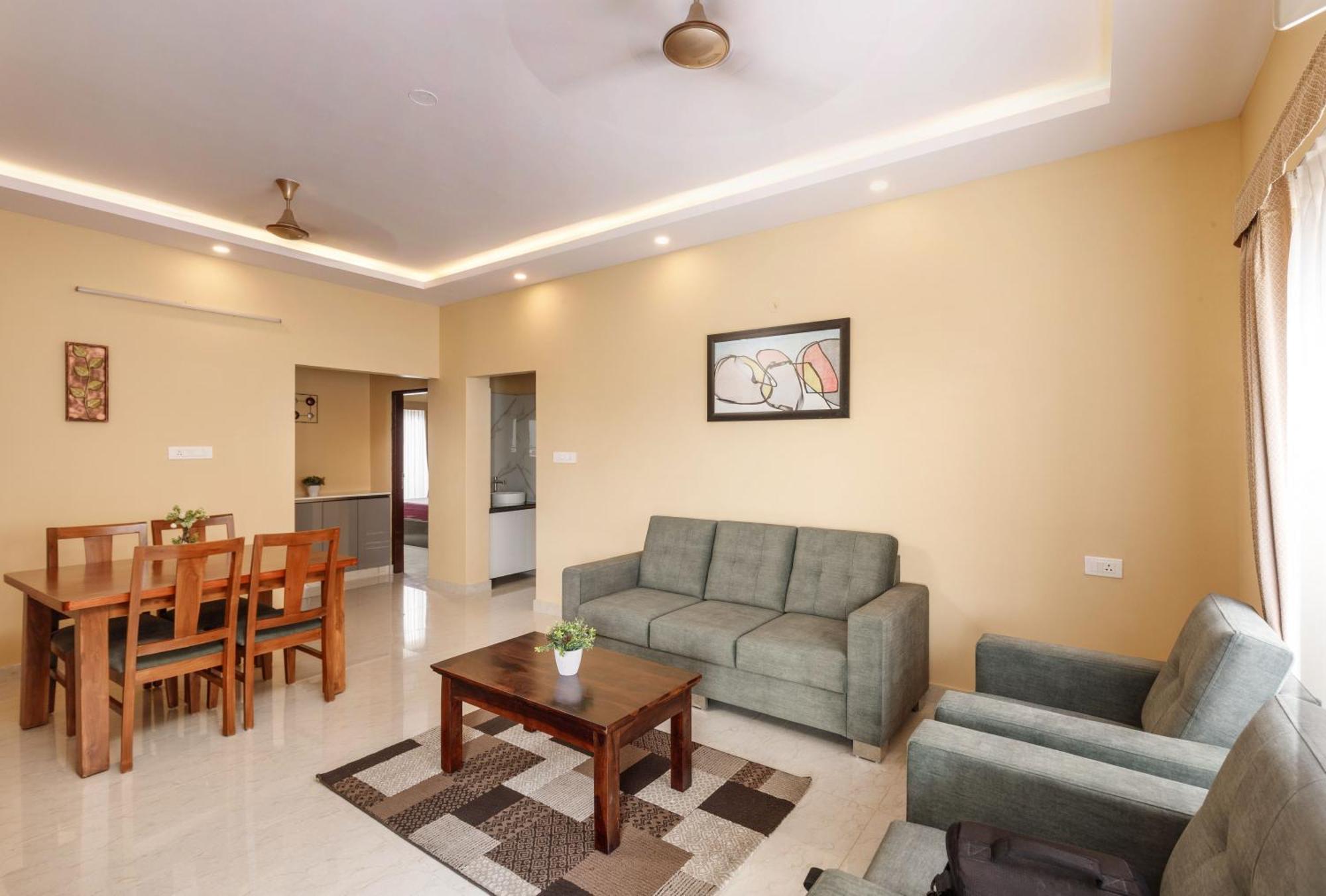 Pinnacle Serviced Apartments Bangalore Exterior foto